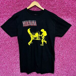 Nirvana Grunge Band Live Tshirt size Large
